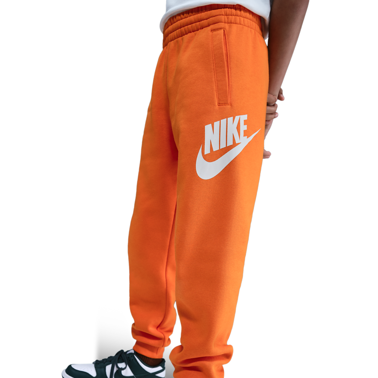 Nike NSW Club HBR Fleece Joggers Image 2 of 4. Tap to open photo gallery.