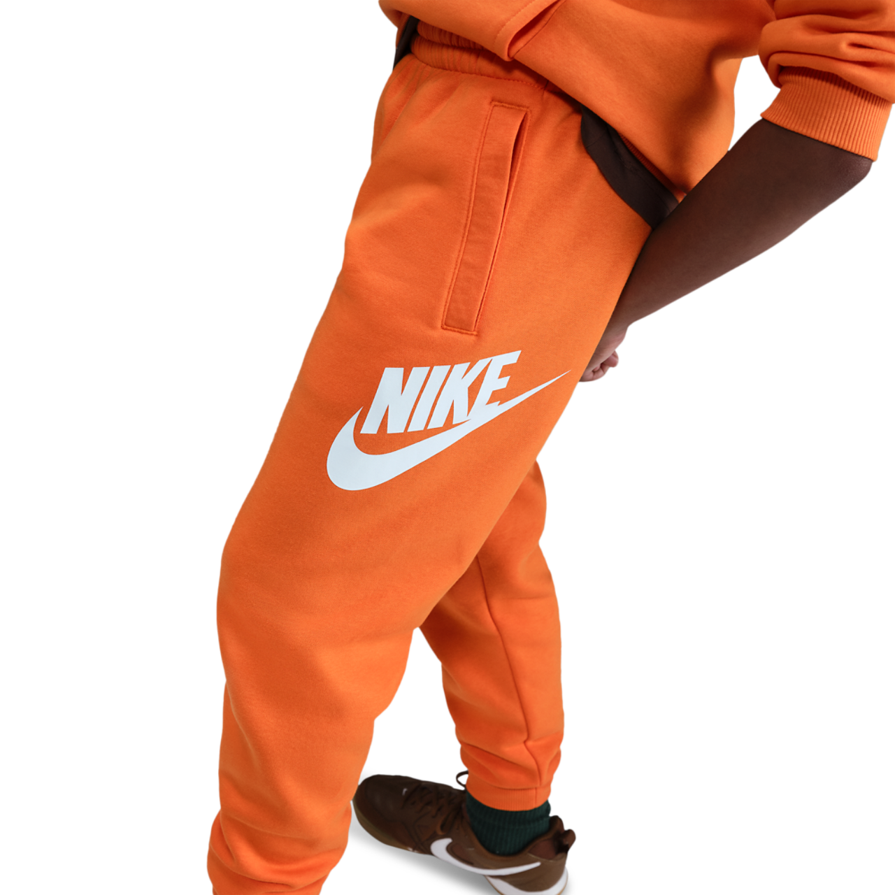Nike NSW Club HBR Fleece Joggers Image 3 of 4. Tap to open photo gallery.