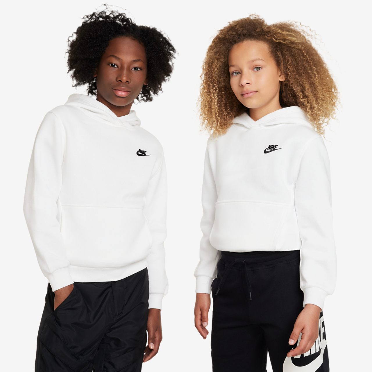 Nike NSW Club LBR Fleece Hoodie Image 1 of 5. Tap to open photo gallery.