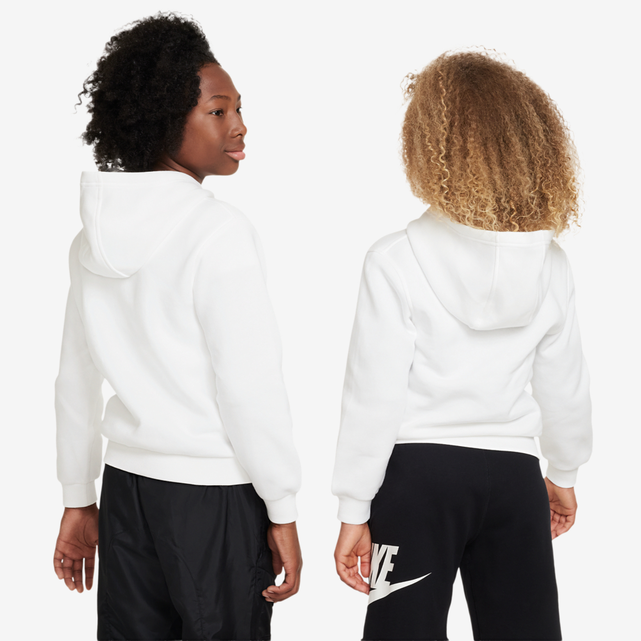Nike NSW Club LBR Fleece Hoodie Image 2 of 5. Tap to open photo gallery.