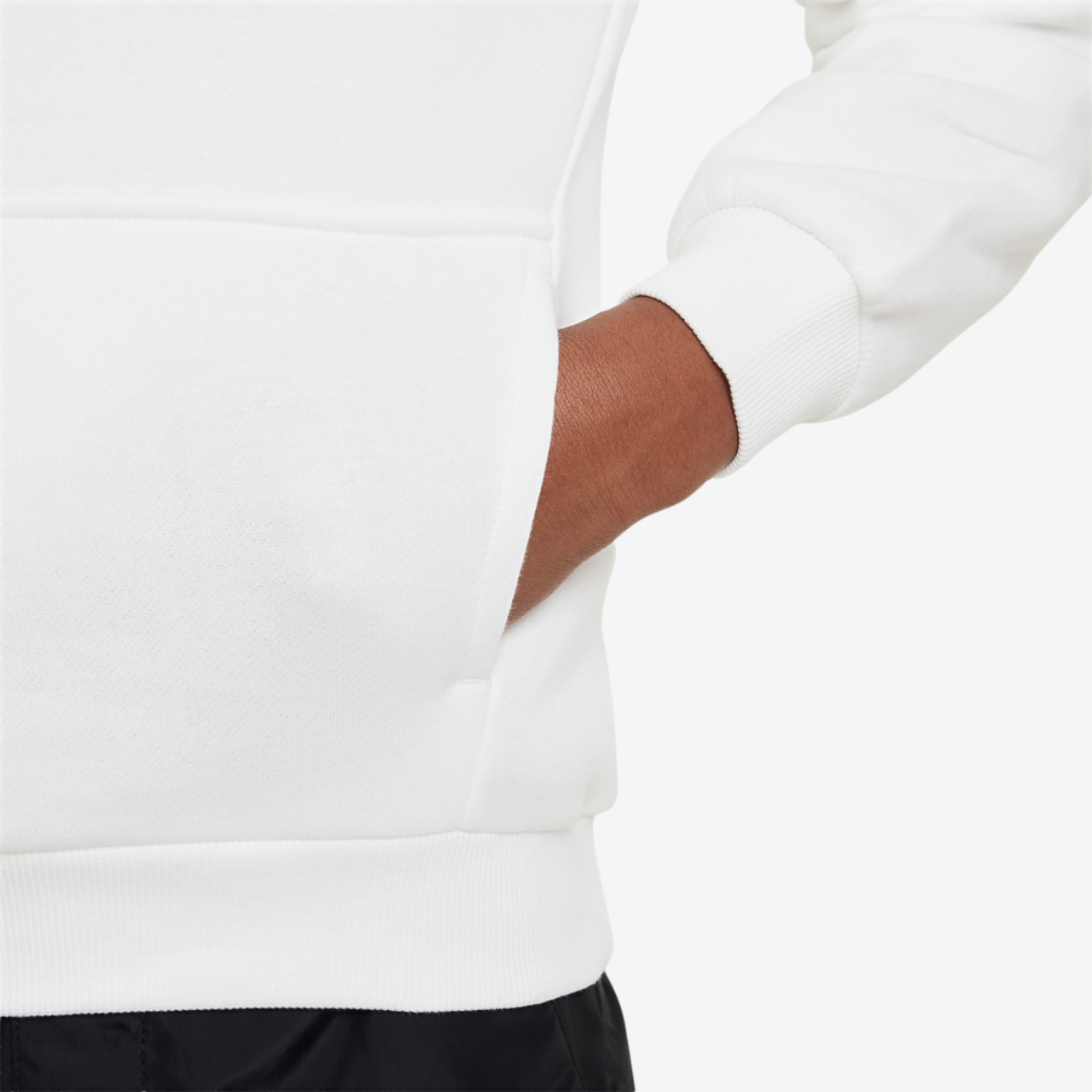 Nike NSW Club LBR Fleece Hoodie Image 4 of 5. Tap to open photo gallery.