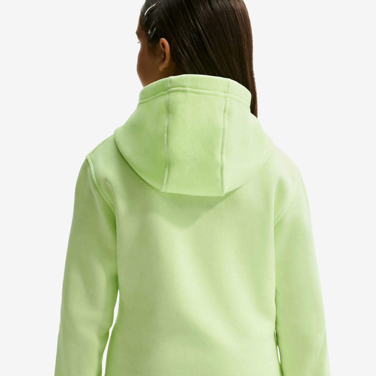 Nike NSW Club LBR Fleece Hoodie Image 2 of 3. Tap to open photo gallery.