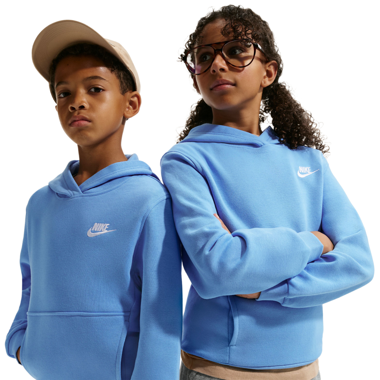 Nike NSW Club LBR Fleece Hoodie Image 1 of 3. Tap to open photo gallery.