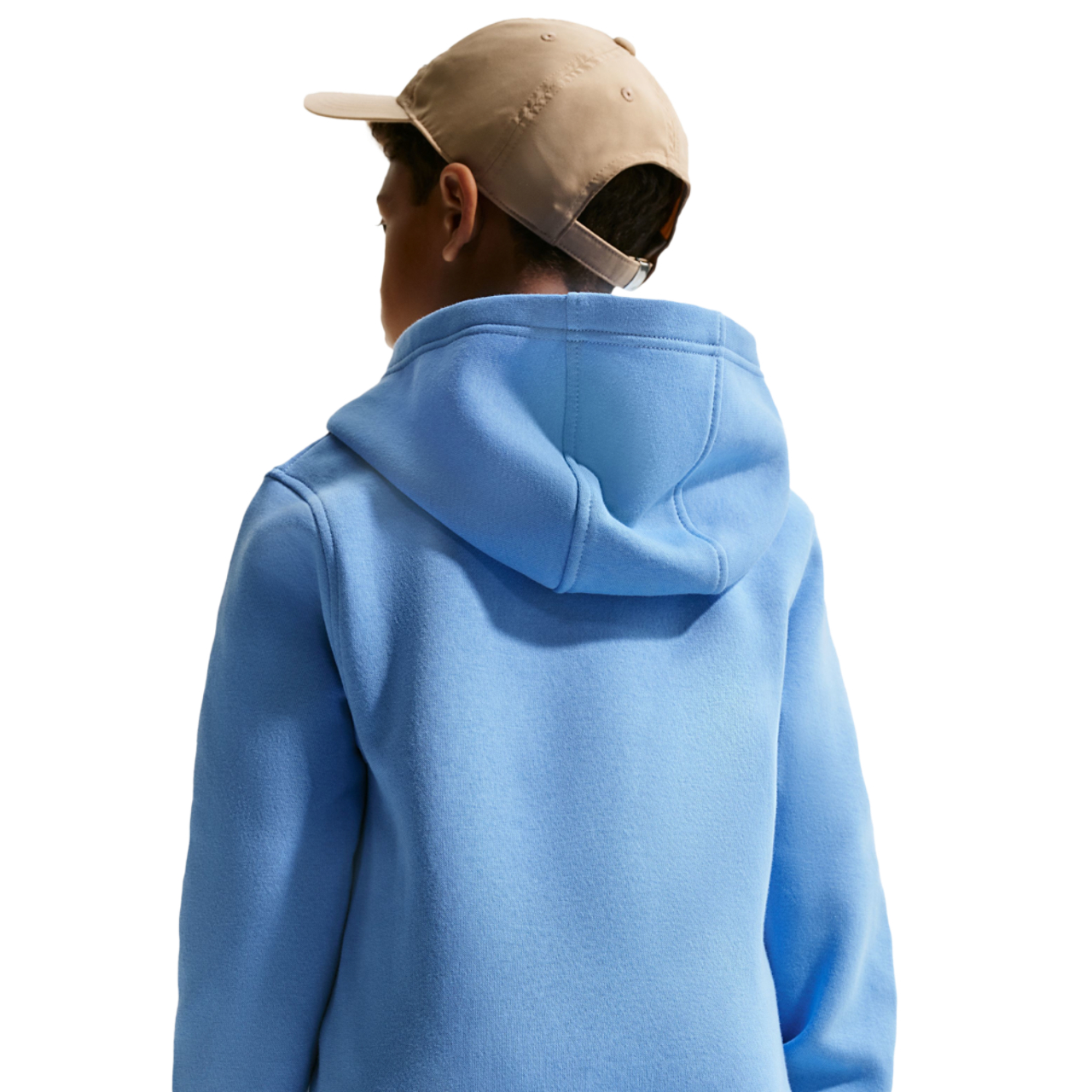 Nike NSW Club LBR Fleece Hoodie Image 3 of 3. Tap to open photo gallery.