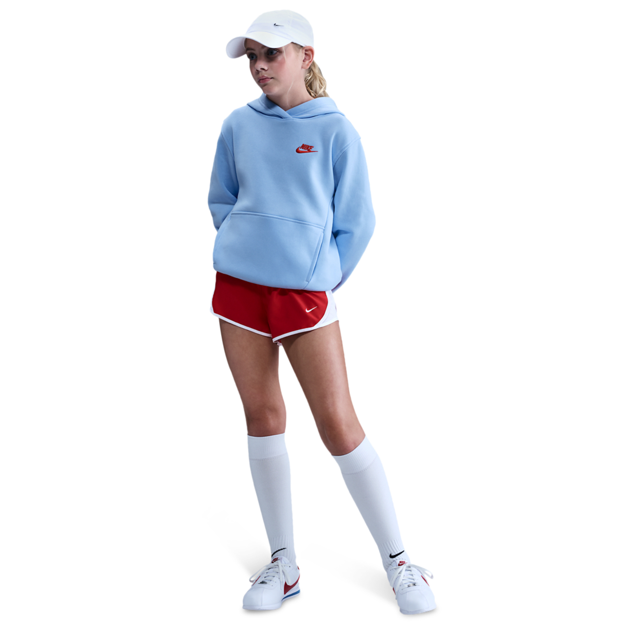Nike NSW Club LBR Fleece Hoodie Image 3 of 4. Tap to open photo gallery.