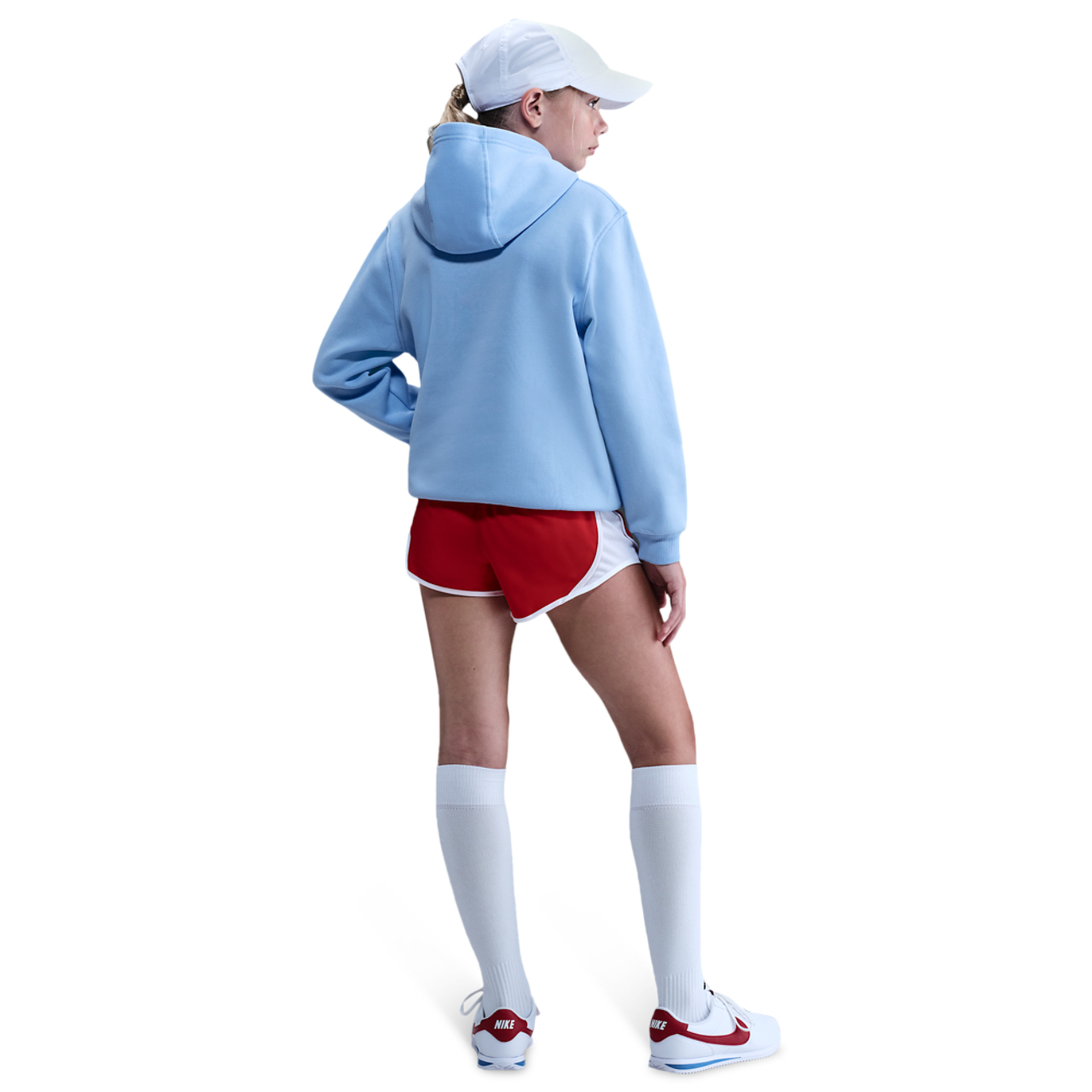 Nike NSW Club LBR Fleece Hoodie Image 4 of 4. Tap to open photo gallery.