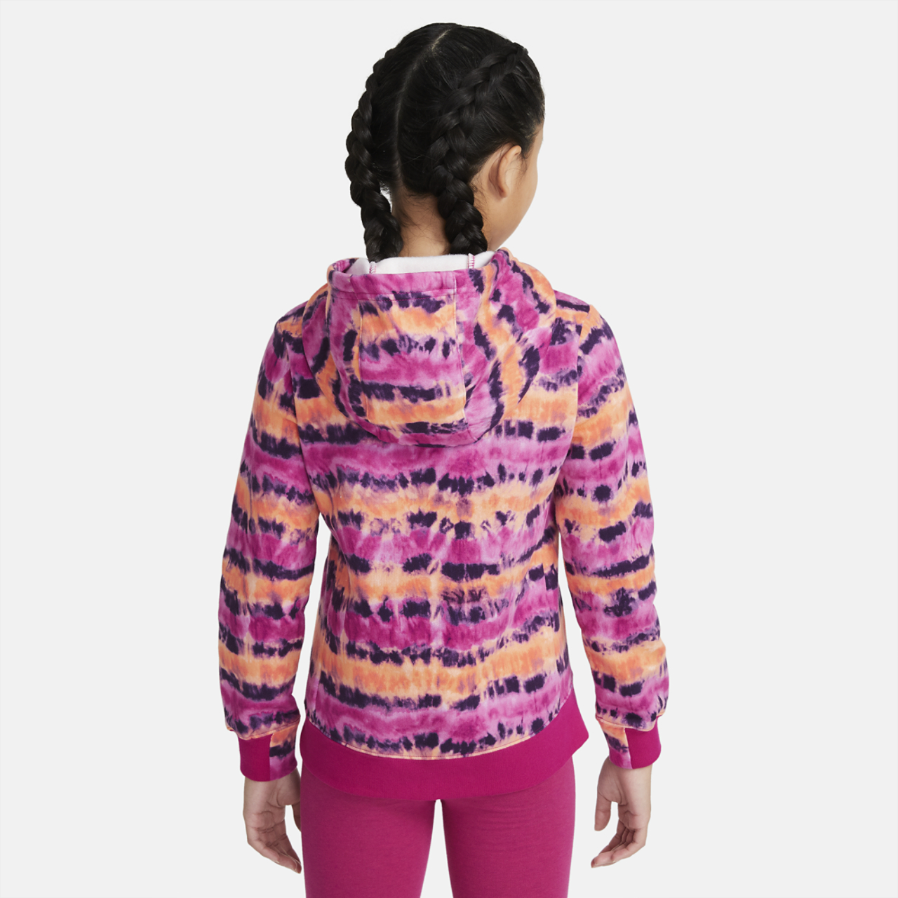 Nike NSW Tie Dye Pullover Hoodie Image 2 of 5. Tap to open photo gallery.