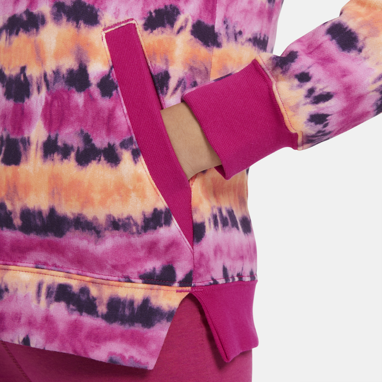 Nike NSW Tie Dye Pullover Hoodie Image 3 of 5. Tap to open photo gallery.