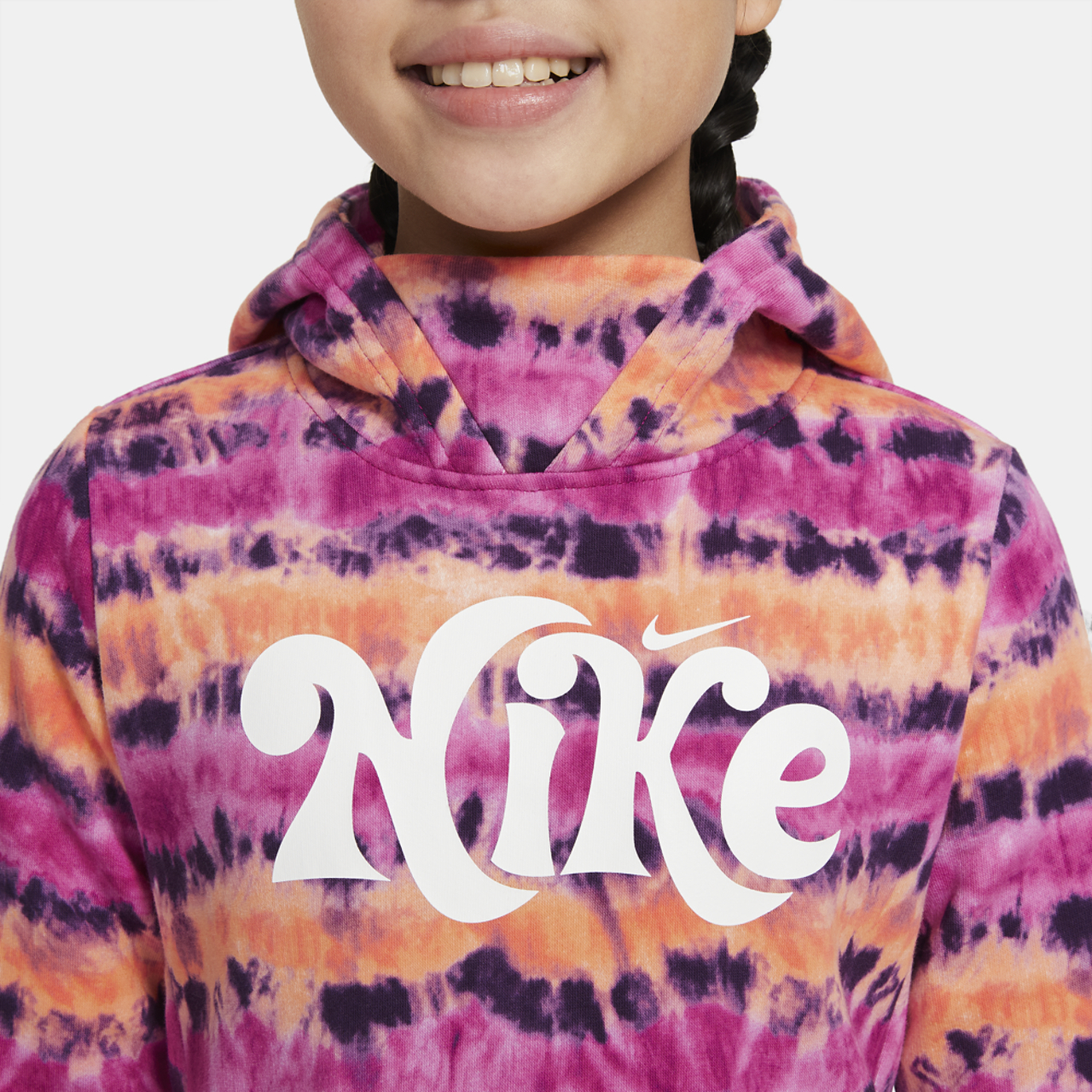 Nike NSW Tie Dye Pullover Hoodie Image 4 of 5. Tap to open photo gallery.