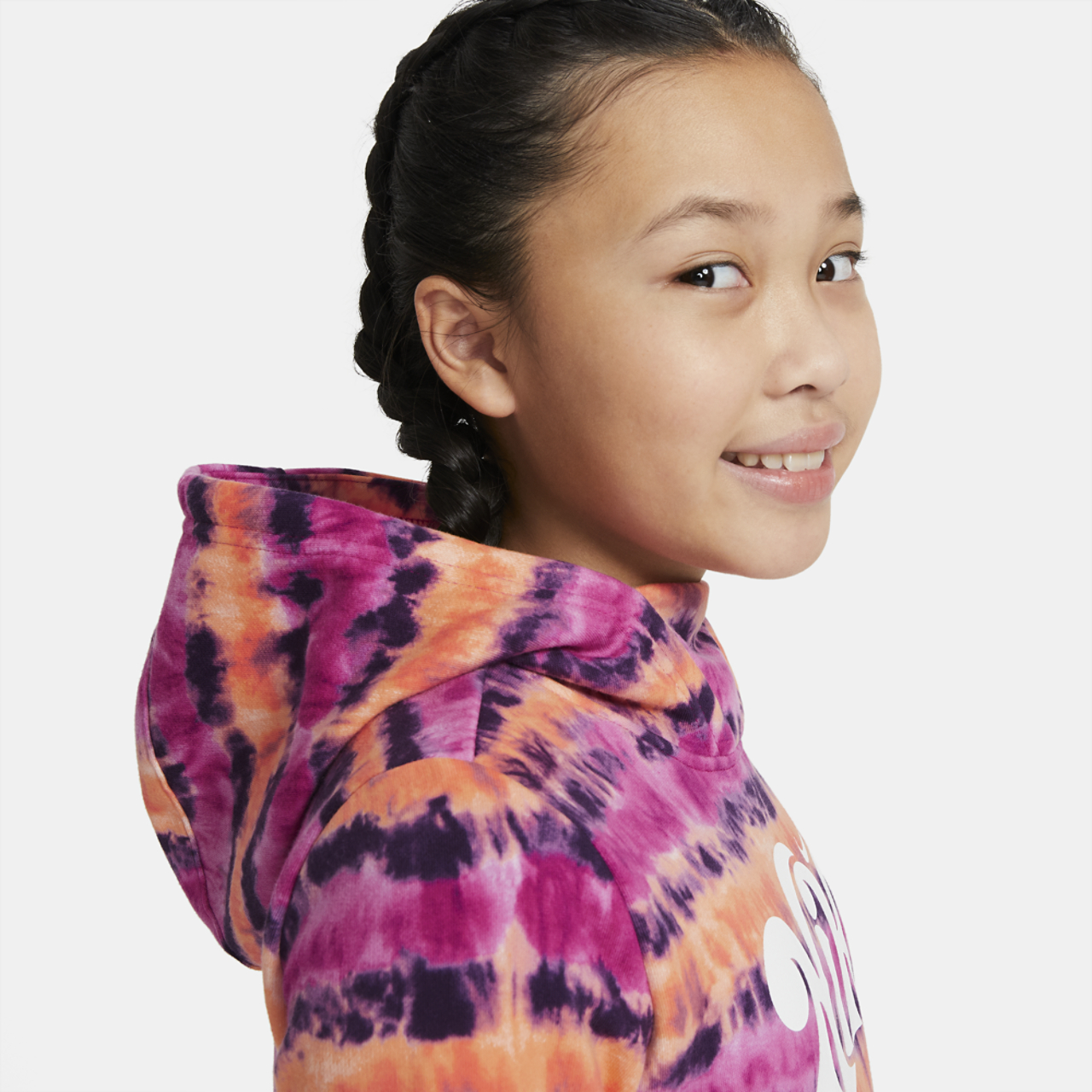 Nike NSW Tie Dye Pullover Hoodie Image 5 of 5. Tap to open photo gallery.