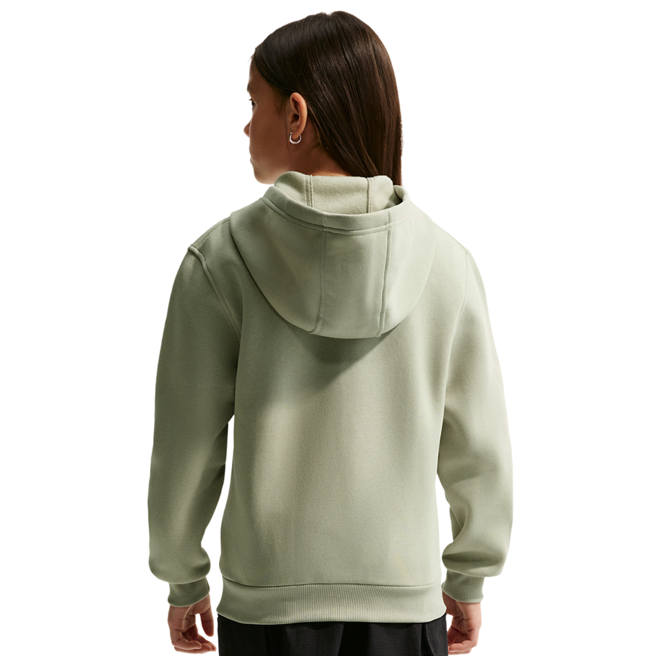 Nike NSW Club Fleece Full-Zip LBR Hoodie Image 2 of 7. Tap to open photo gallery.