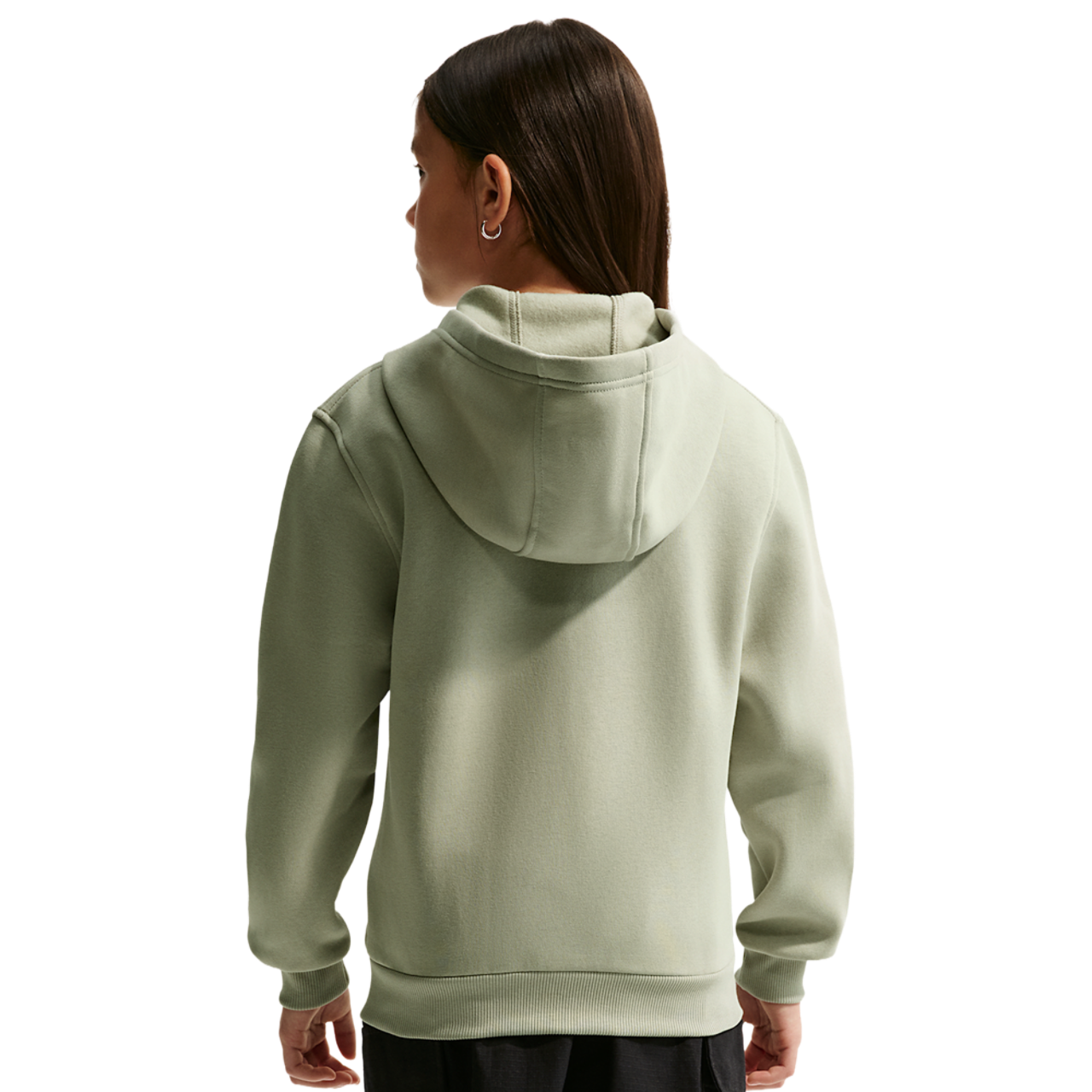 Nike NSW Club Fleece Full-Zip LBR Hoodie Image 2 of 7. Tap to open photo gallery.