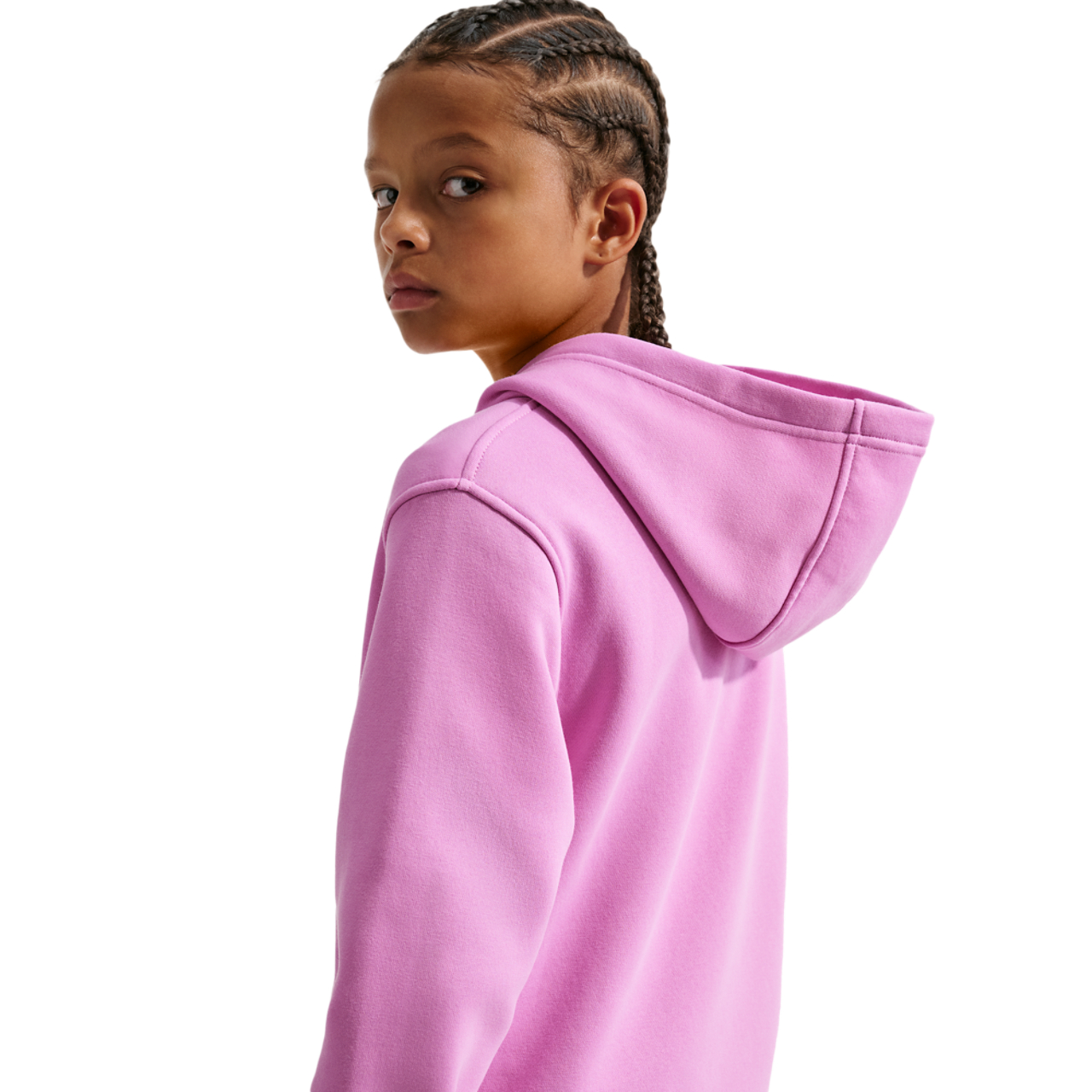 Nike NSW Club Fleece Full-Zip LBR Hoodie Image 2 of 3. Tap to open photo gallery.