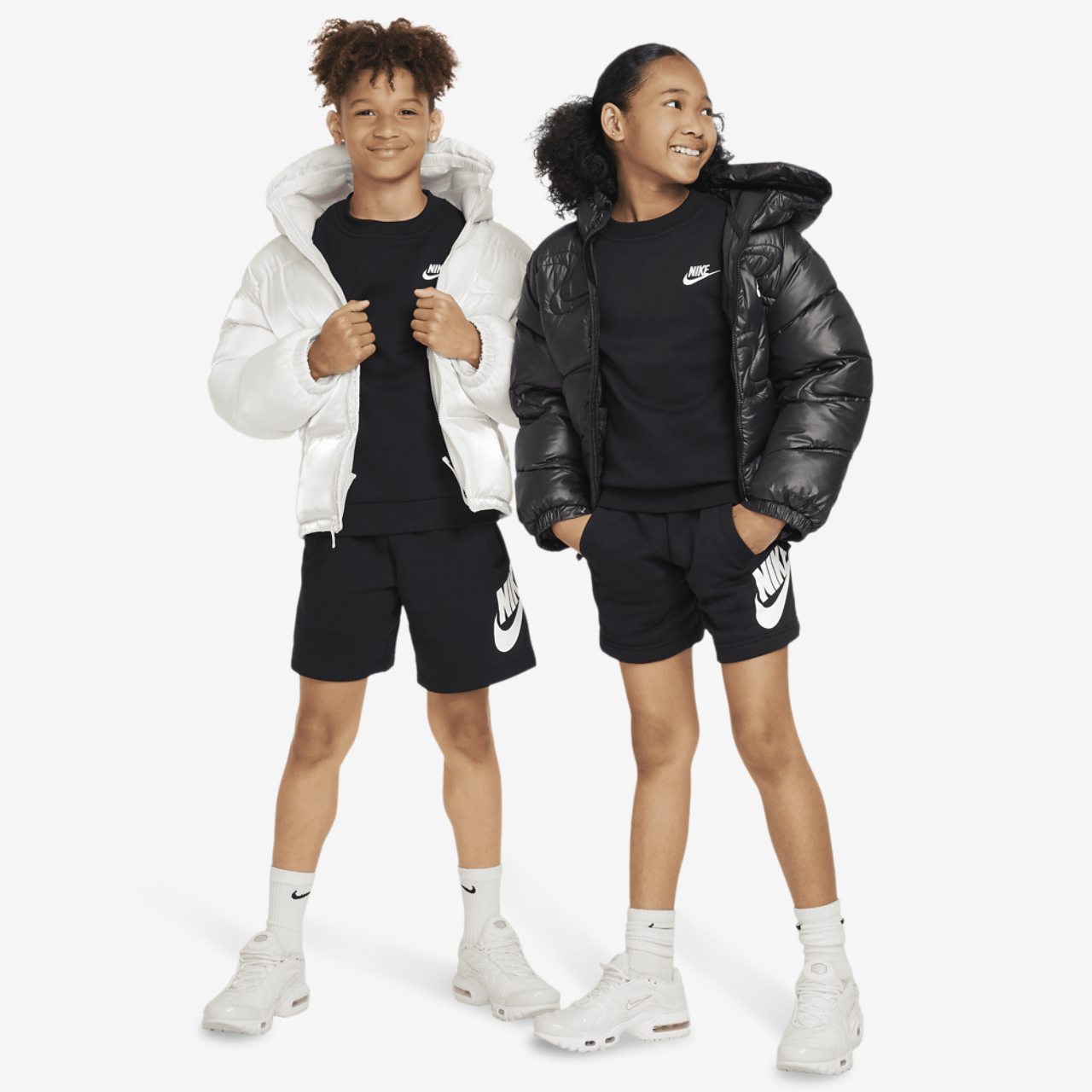 Nike Club Fleece Crew LBR Image 4 of 4. Tap to open photo gallery.