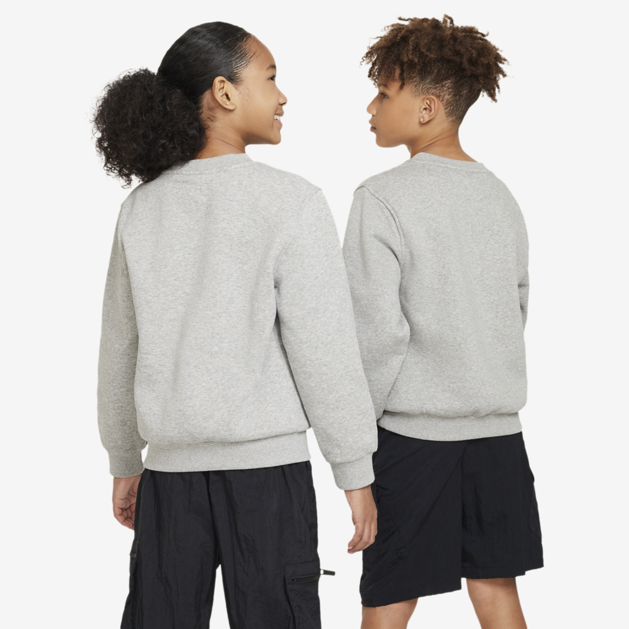 Nike Club Fleece Crew LBR Image 2 of 2. Tap to open photo gallery.