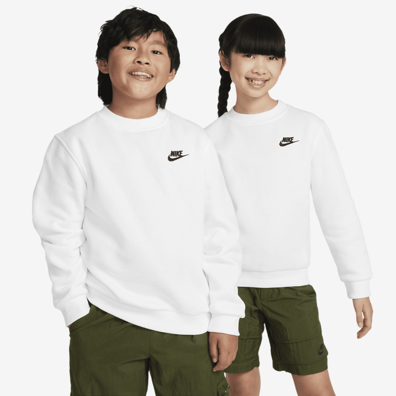 Nike Club Fleece Crew LBR Image 1 of 3. Tap to open photo gallery.