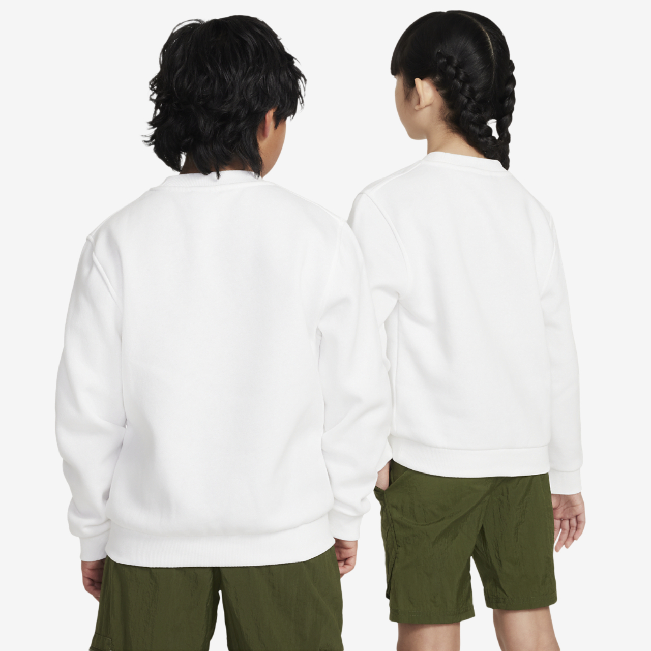 Nike Club Fleece Crew LBR Image 2 of 3. Tap to open photo gallery.