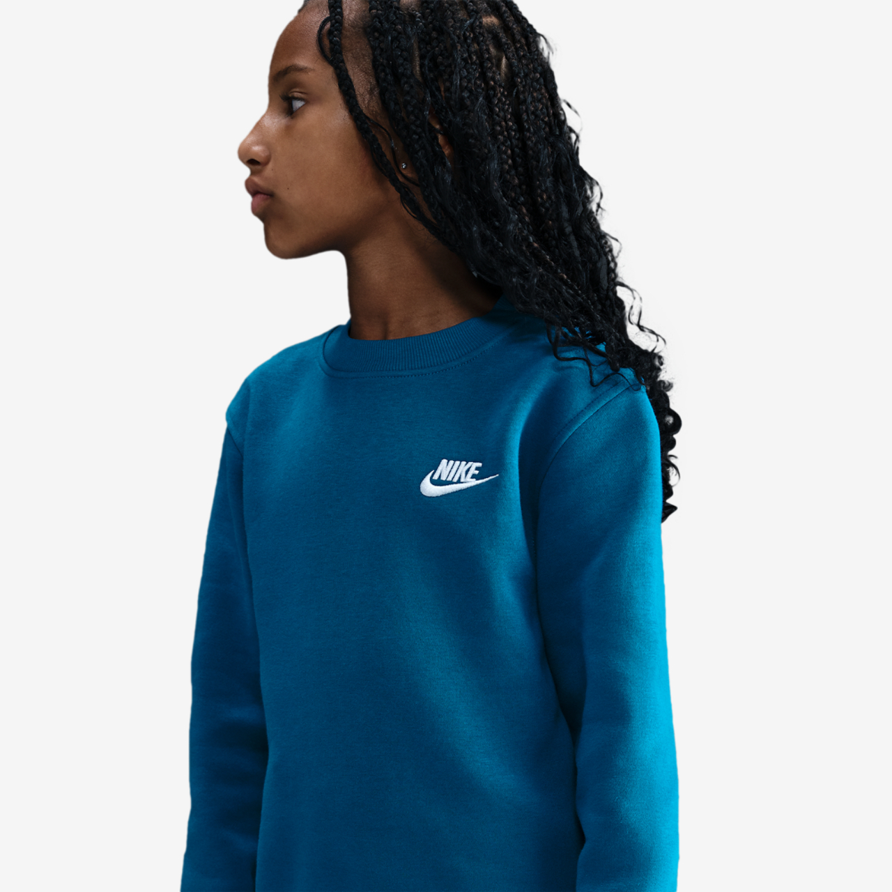 Nike Club Fleece Crew LBR Image 1 of 3. Tap to open photo gallery.
