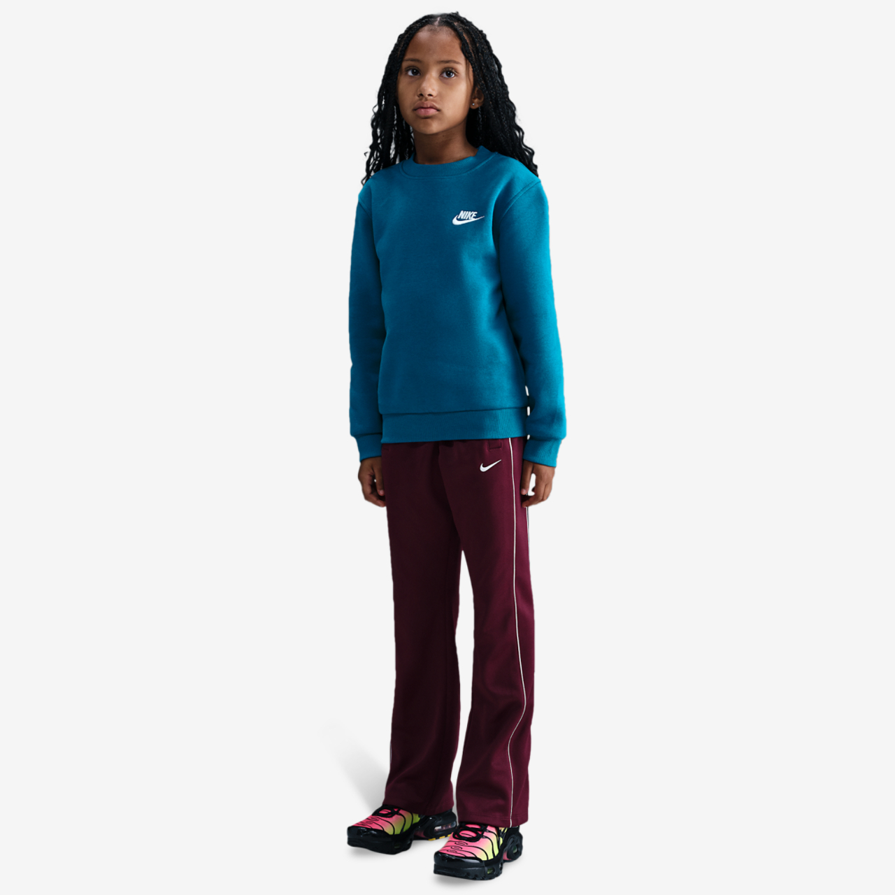 Nike Club Fleece Crew LBR Image 3 of 3. Tap to open photo gallery.