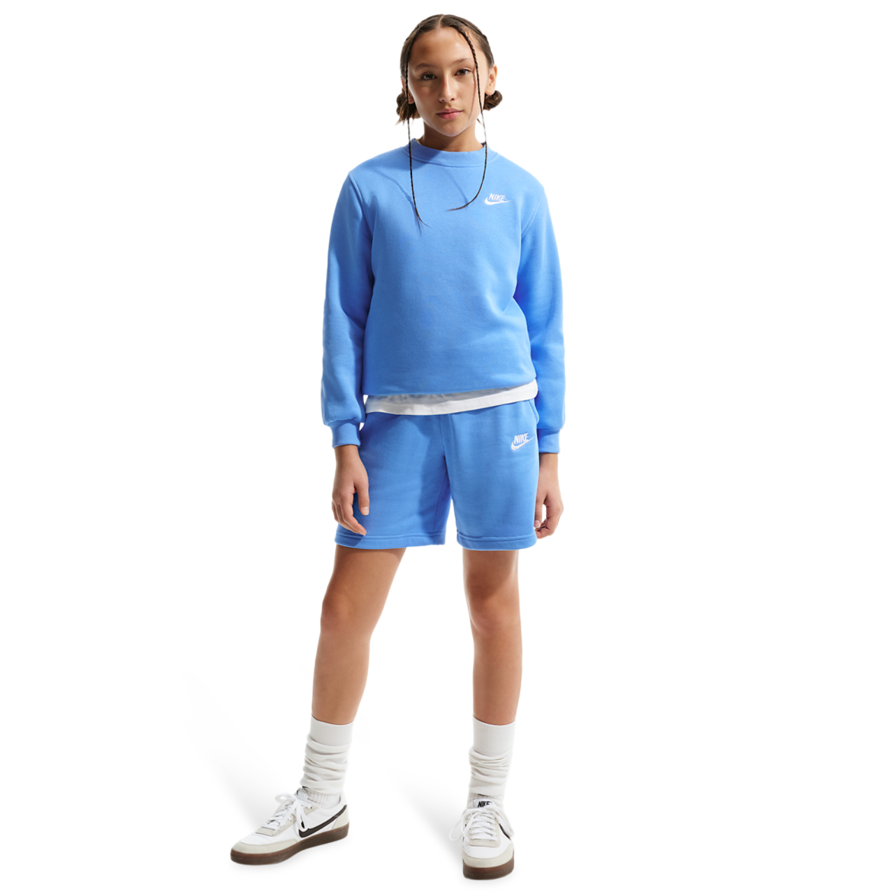 Nike Club Fleece Crew LBR Image 5 of 5. Tap to open photo gallery.