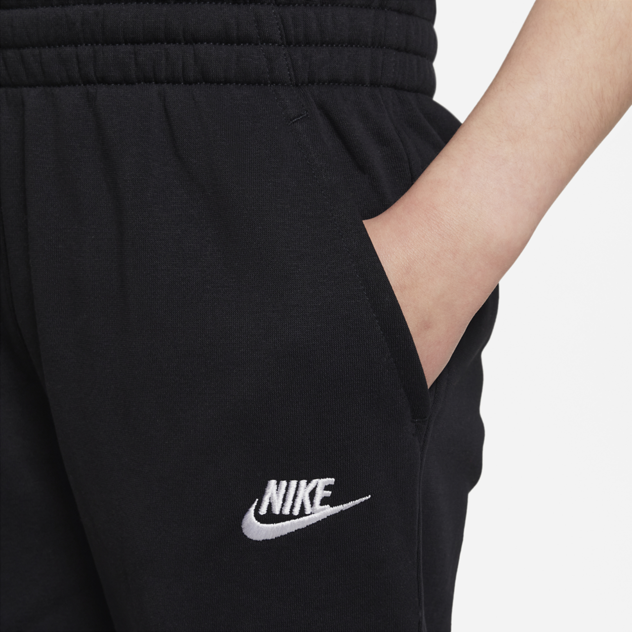 Nike NSW Club LBR Fleece Joggers Image 4 of 5. Tap to open photo gallery.