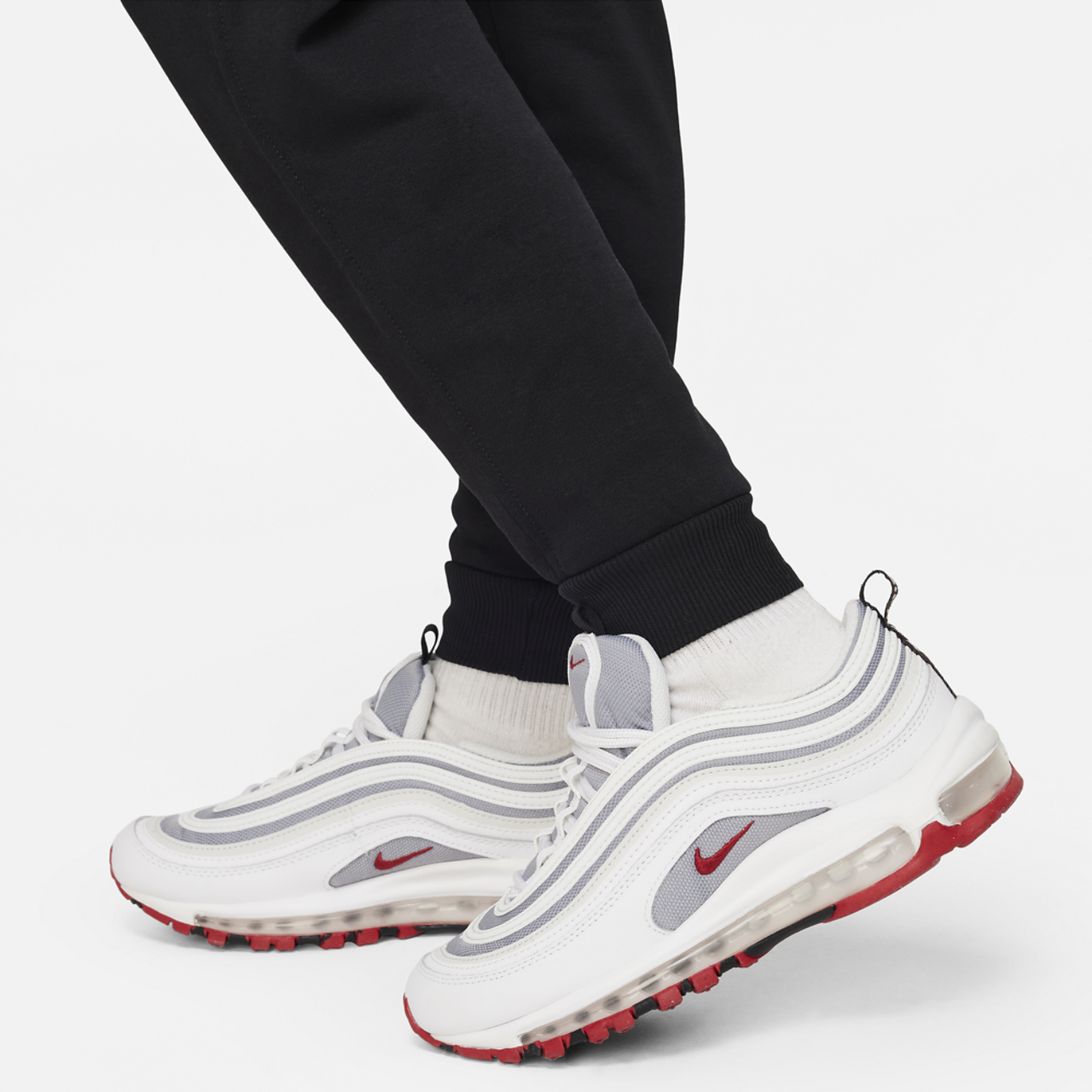 Nike NSW Club LBR Fleece Joggers Image 5 of 5. Tap to open photo gallery.