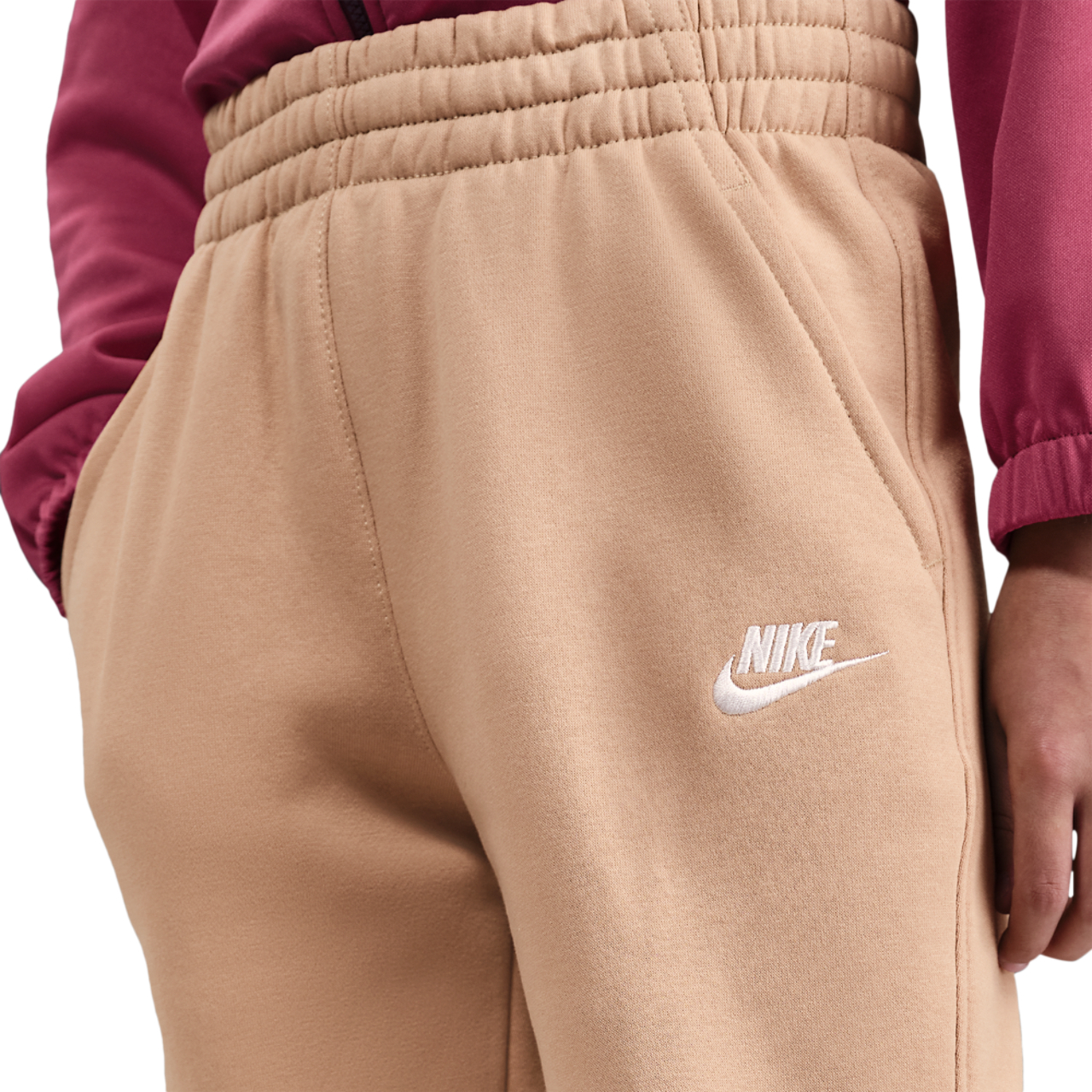 Nike NSW Club LBR Fleece Joggers Image 1 of 5. Tap to open photo gallery.