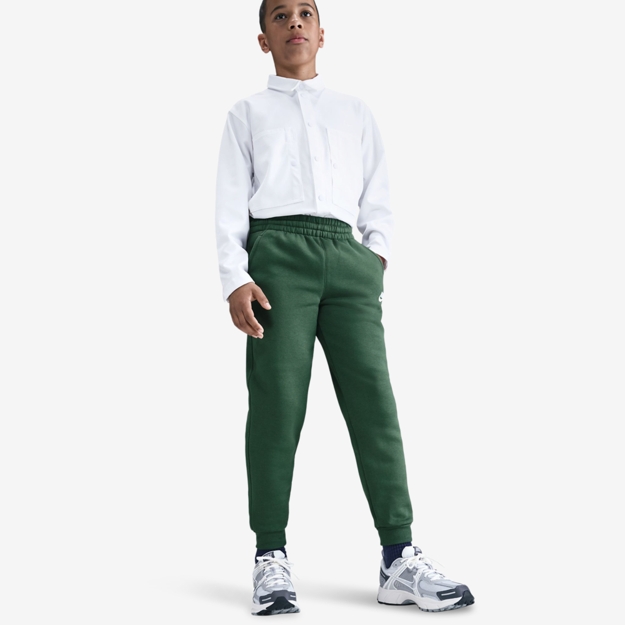 Nike NSW Club LBR Fleece Joggers Image 1 of 2. Tap to open photo gallery.