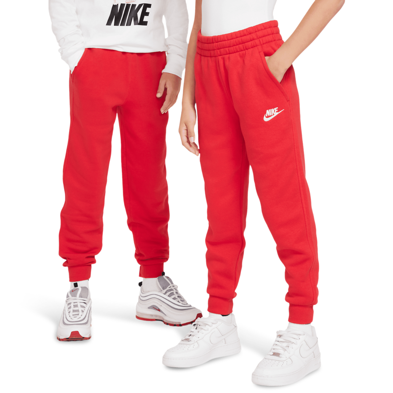 Nike NSW Club LBR Fleece Joggers Image 1 of 5. Tap to open photo gallery.