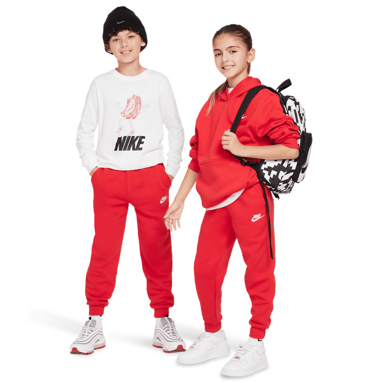Nike NSW Club LBR Fleece Joggers Image 5 of 5. Tap to open photo gallery.