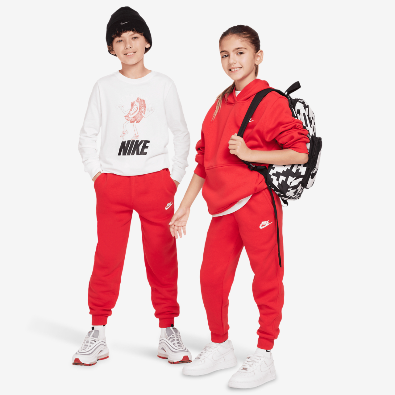Nike NSW Club LBR Fleece Joggers Image 5 of 5. Tap to open photo gallery.