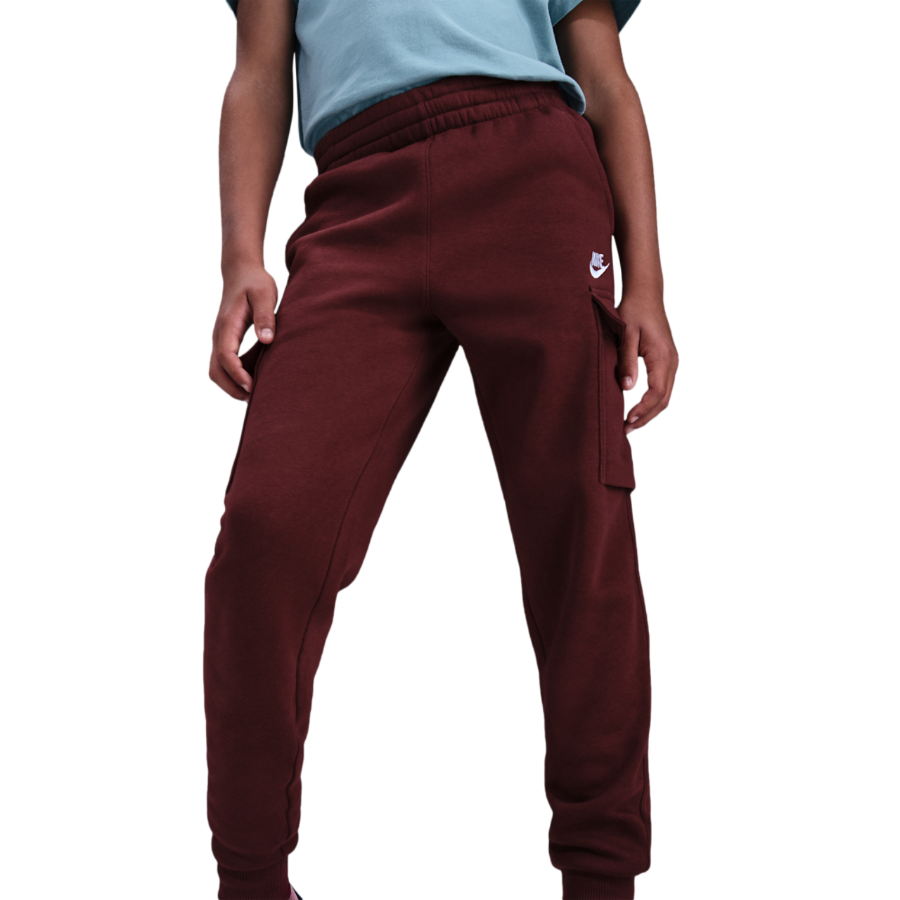 Nike NSW Club Fleece LBR Cargo Pants Image 1 of 3. Tap to open photo gallery.