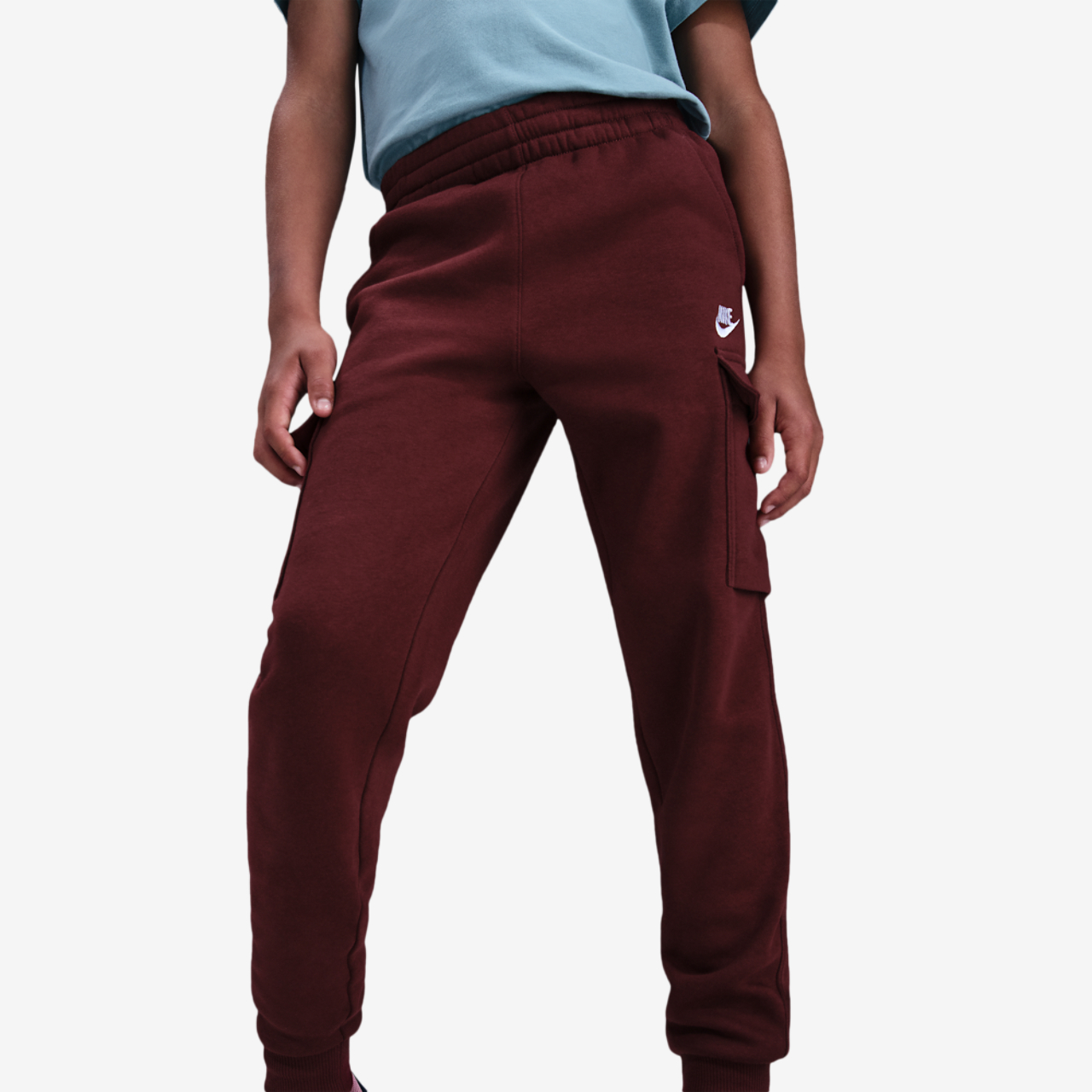 Nike NSW Club Fleece LBR Cargo Pants Image 1 of 3. Tap to open photo gallery.