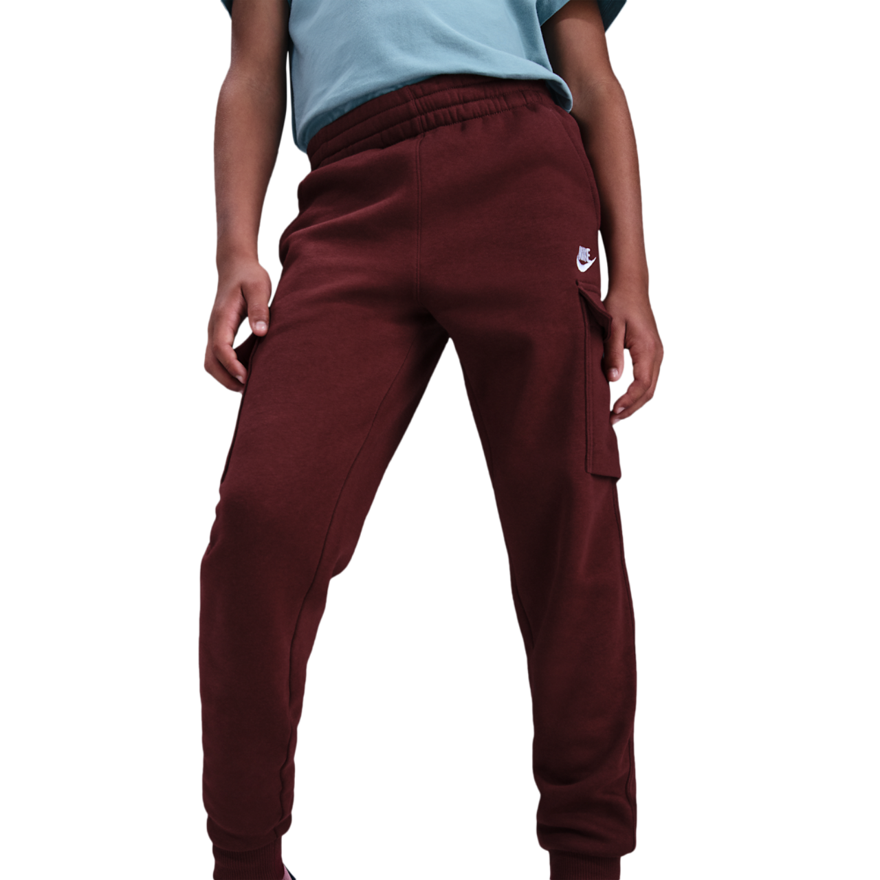 Nike NSW Club Fleece LBR Cargo Pants Image 1 of 3. Tap to open photo gallery.
