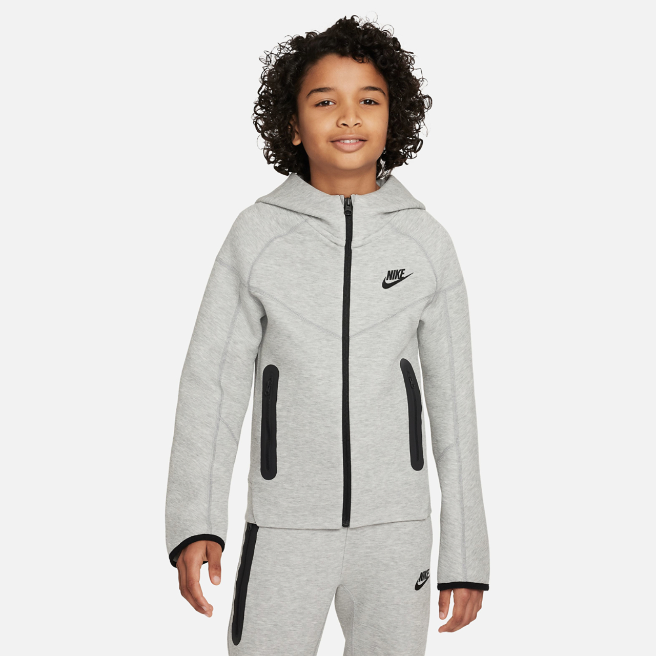 Nike NSW Tech Fleece Full-Zip Hoodie Image 1 of 4. Tap to open photo gallery.