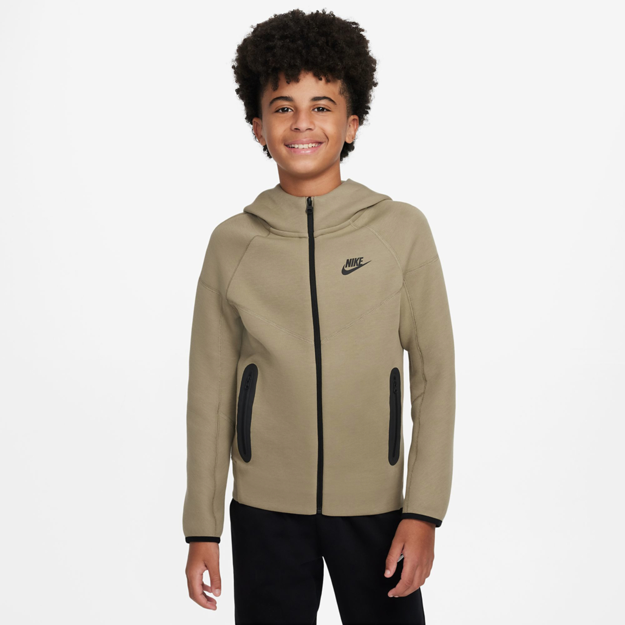 Nike NSW Tech Fleece Full-Zip Hoodie Image 1 of 2. Tap to open photo gallery.