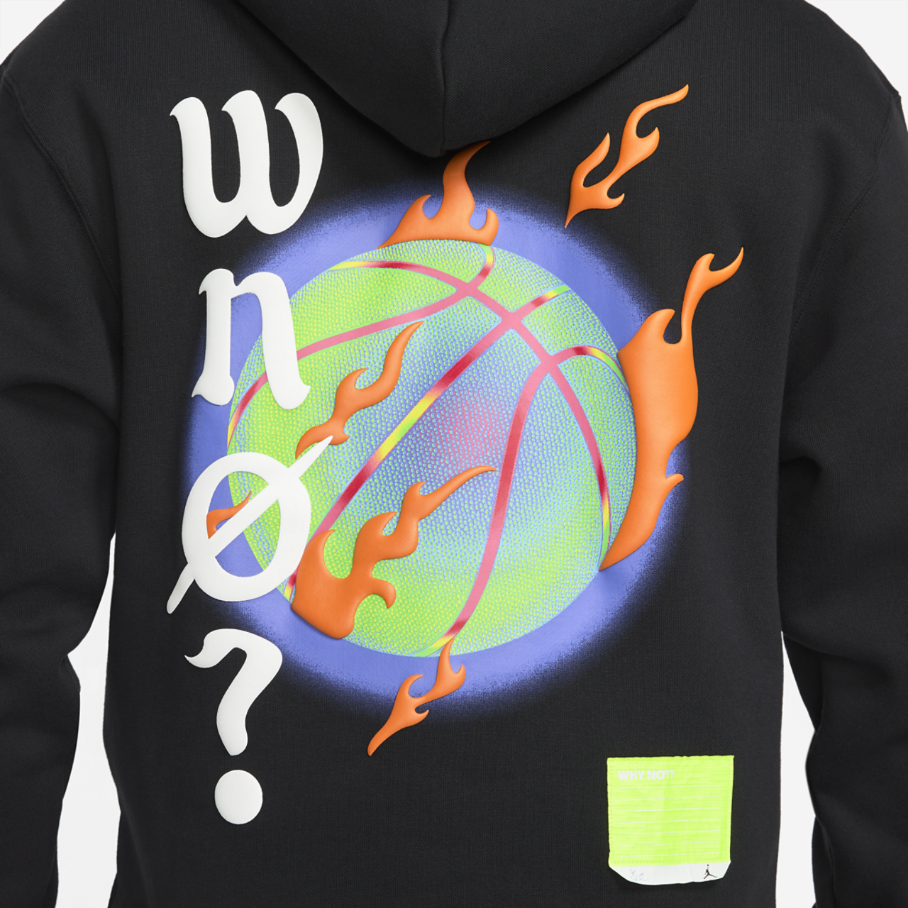 Jordan Why Not Zer0 Fleece Pullover Hoodie Image 4 of 5. Tap to open photo gallery.