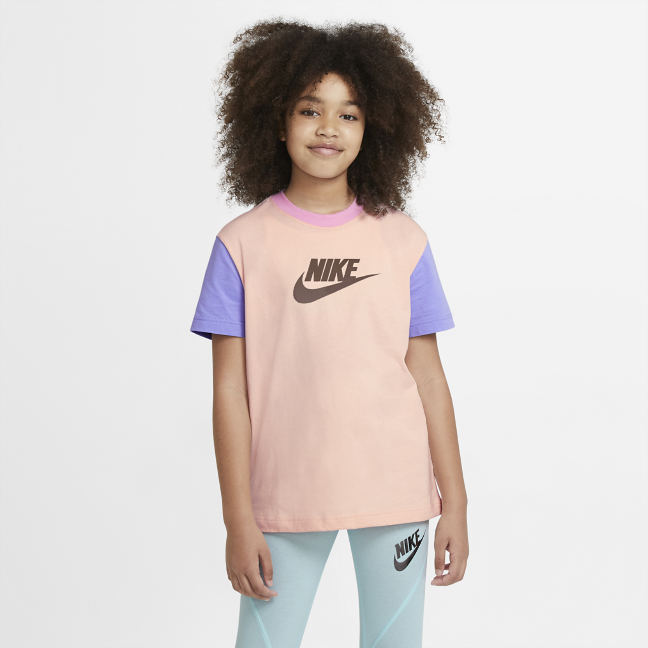 Nike NSW Boyfriend T-Shirt Image 1 of 2. Tap to open photo gallery.