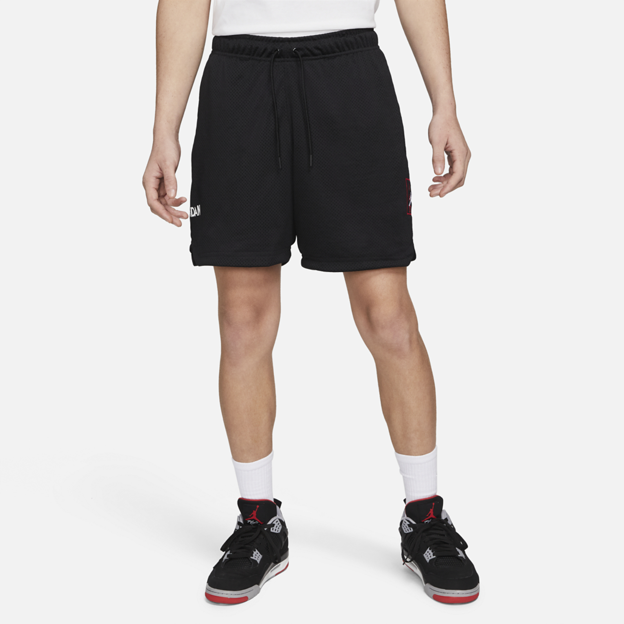 Jordan Retro 5 Mesh Graphic Shorts Image 1 of 2. Tap to open photo gallery.