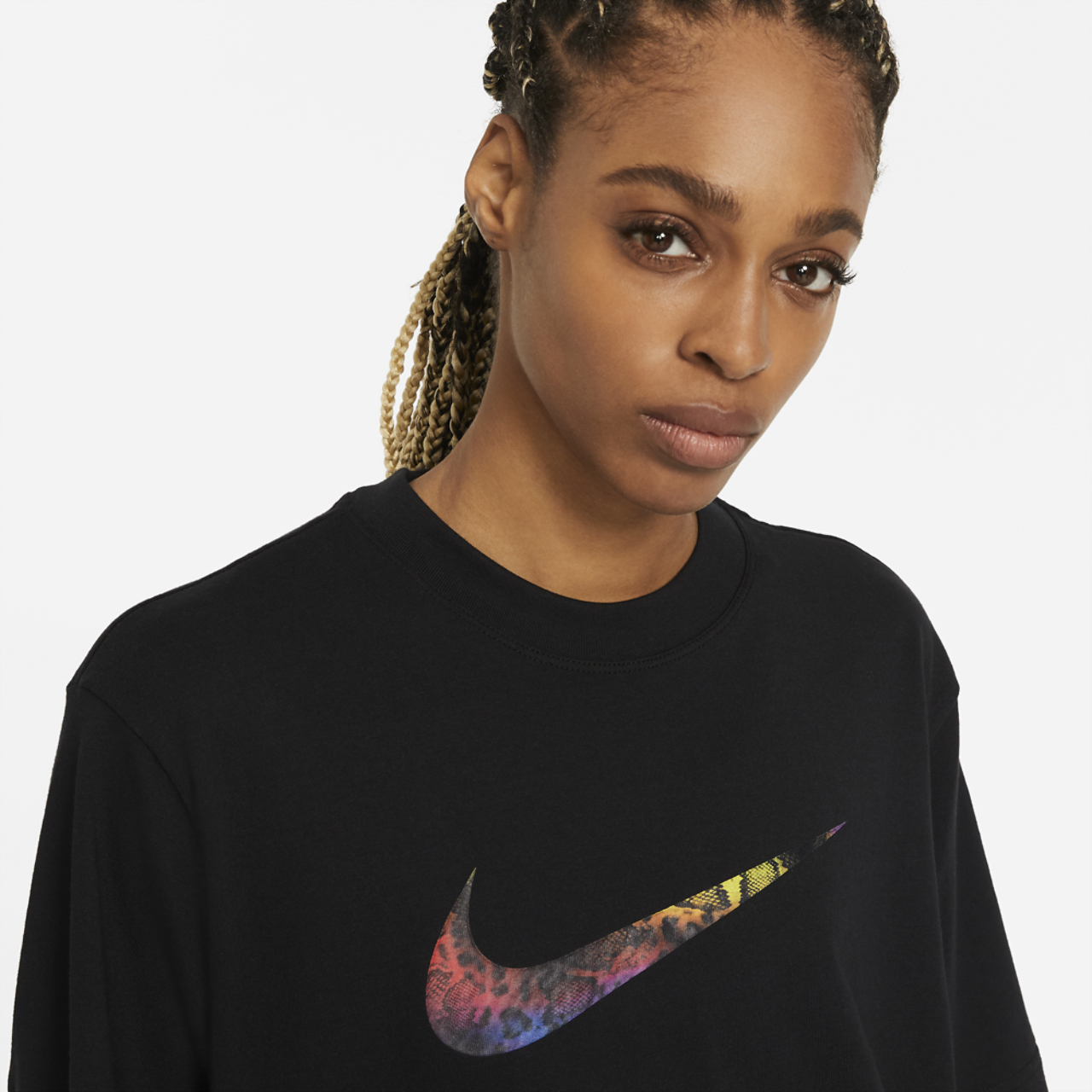 Nike NSW Boxy T-Shirt Image 3 of 3. Tap to open photo gallery.