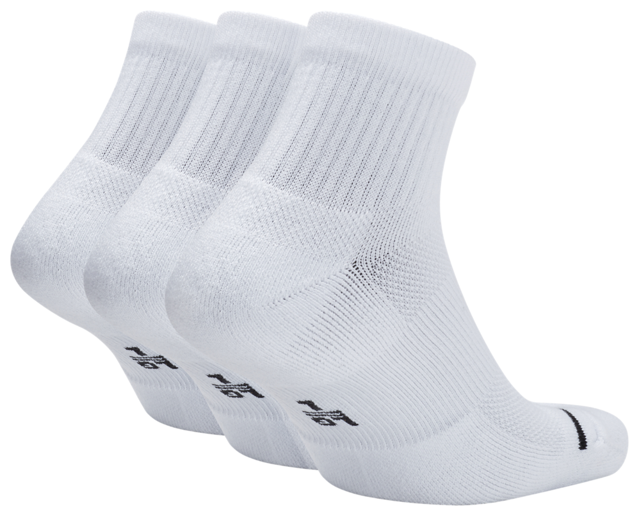 Jordan Jumpman Quarter 3 Pack Socks  Image 3 of 3. Tap to open photo gallery.