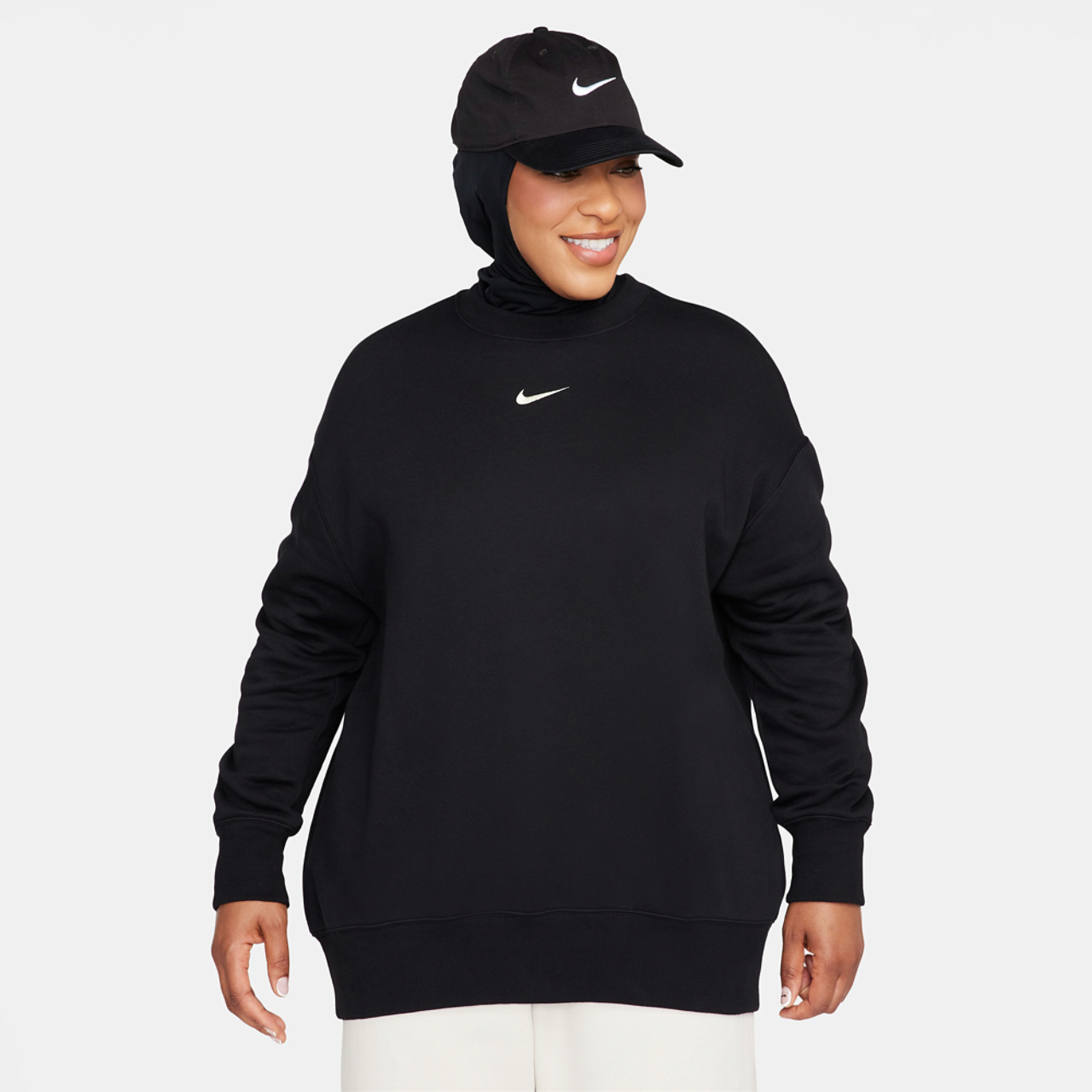 Nike Phoenix OS Fleece Crew Image 1 of 4. Tap to open photo gallery.