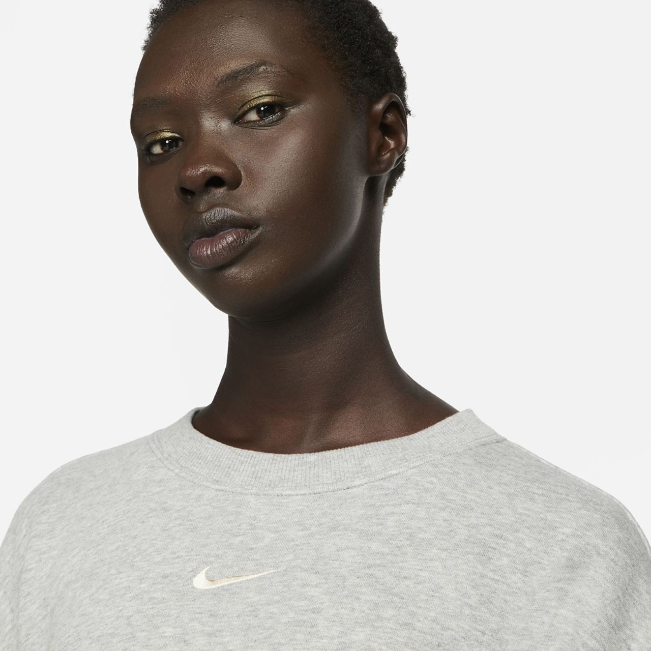 Nike Phoenix OS Fleece Crew Image 3 of 3. Tap to open photo gallery.