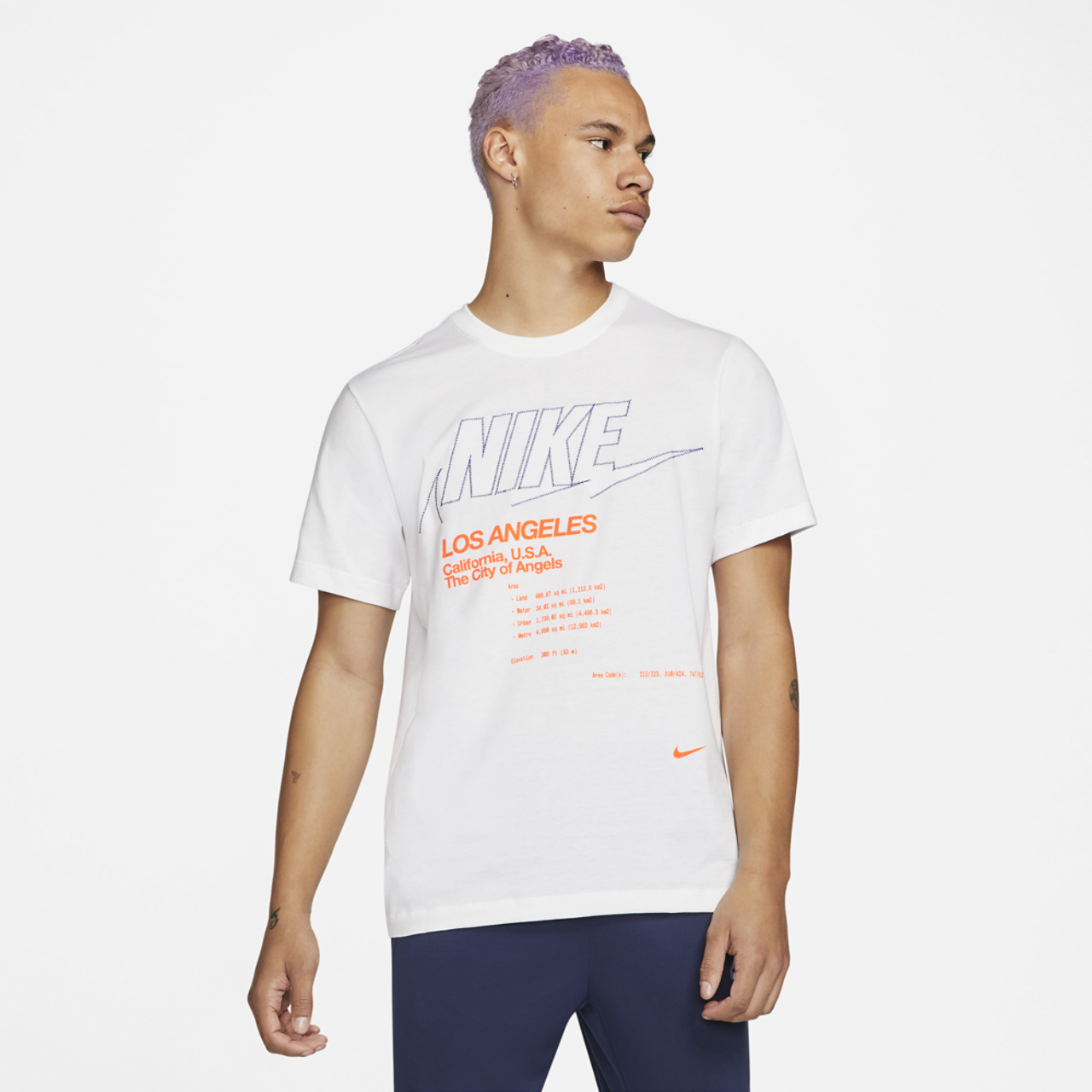 Nike LA City T-Shirt Image 1 of 3. Tap to open photo gallery.