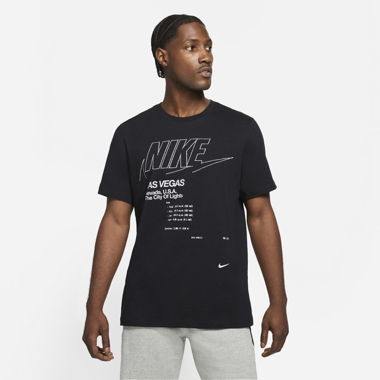 Nike Vegas City T-Shirt Image 1 of 2. Tap to open photo gallery.