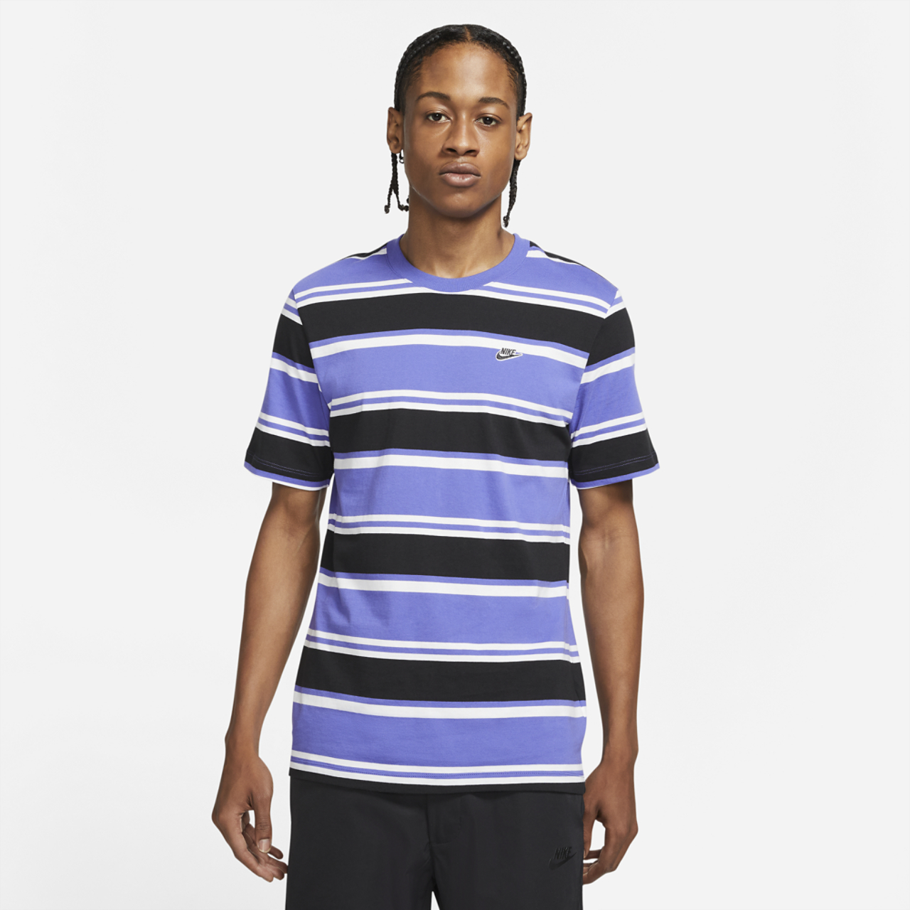 Nike Stripe T-Shirt Image 1 of 2. Tap to open photo gallery.