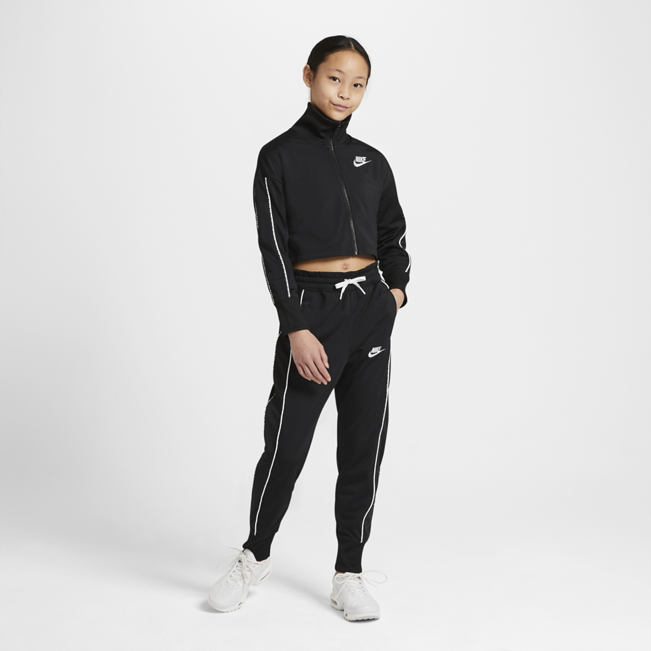 Nike NSW High-waisted Tracksuit Image 1 of 3. Tap to open photo gallery.
