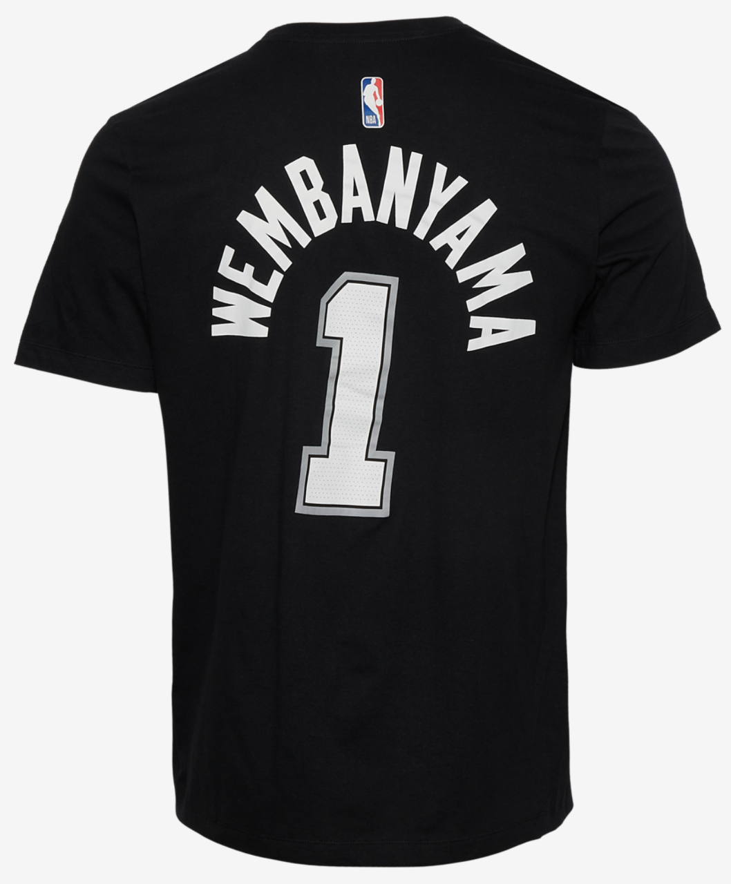 Nike Spurs Essential Name & Number T-Shirt Image 2 of 2. Tap to open photo gallery.