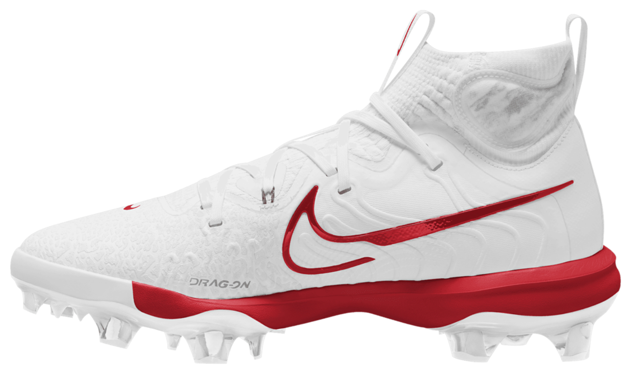 ナイキ 野球スパイク アルファハラチNXT MCS ホワイト×レッド 箱