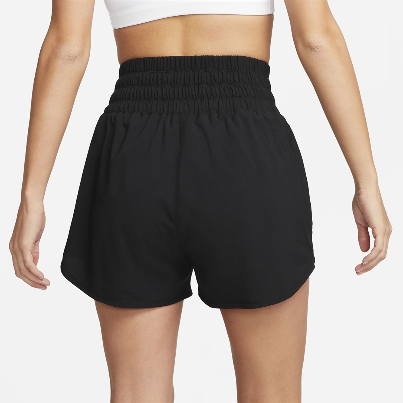 Nike One Ultra High Rise 3" DF Short Image 2 of 3. Tap to open photo gallery.